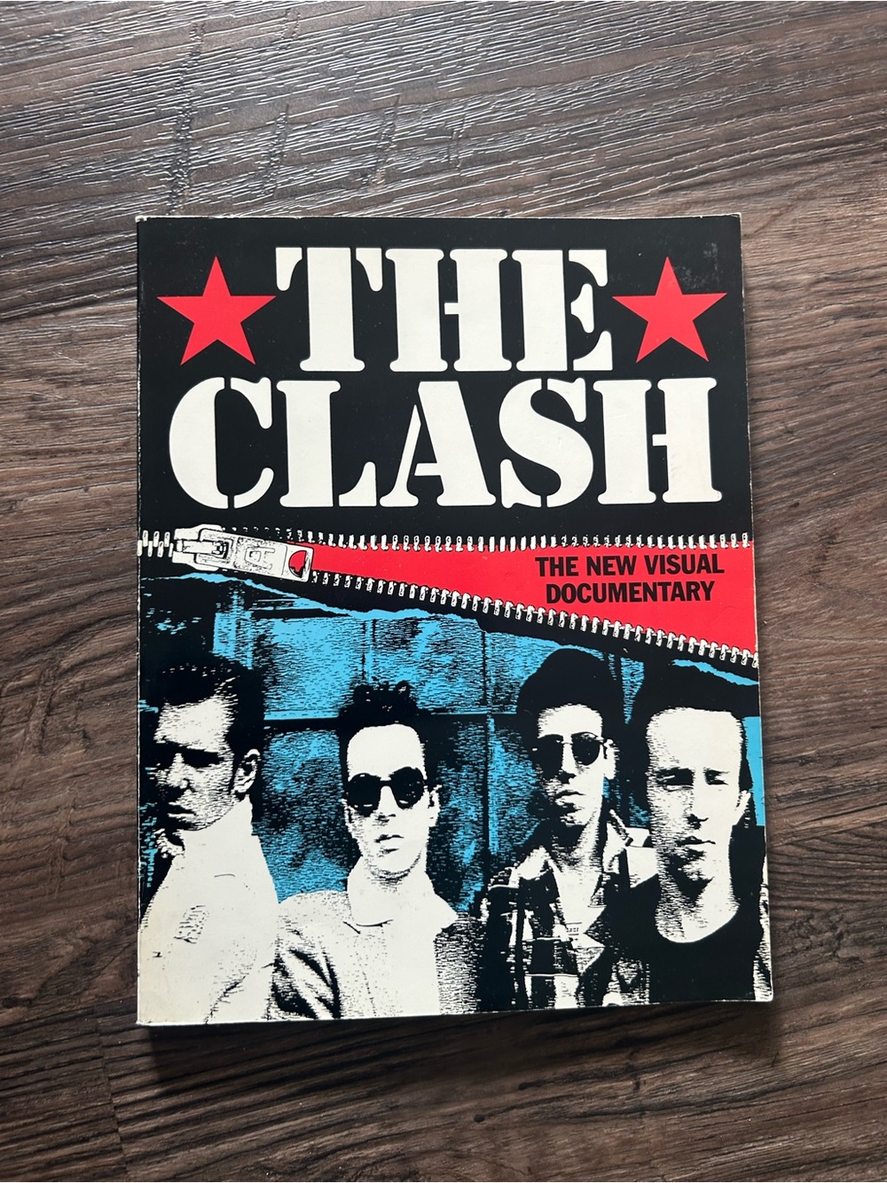 The Clash Visual Documentary Paperback - Red, Black & Blue Cover